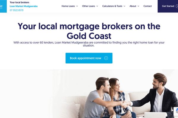 Loan Market Mudgeeraba website preview