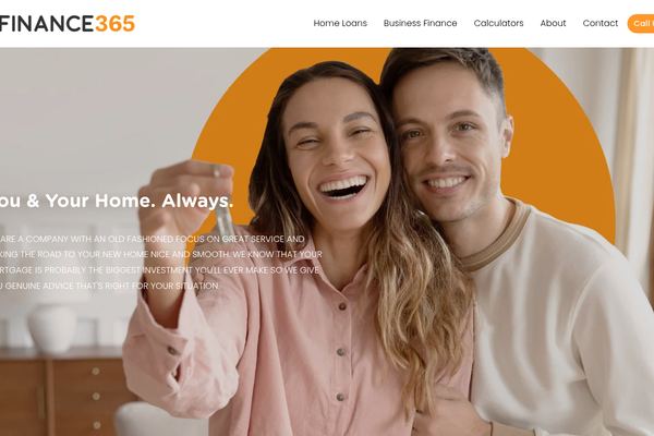 Finance 365 website preview