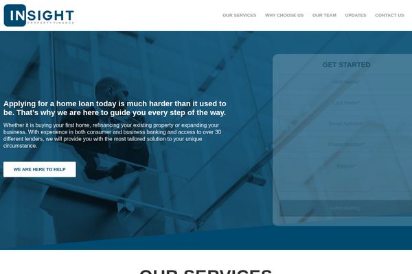 Insight Property Finance website preview