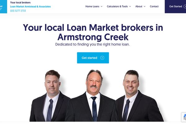 Loan Market Armistead & Associates website preview
