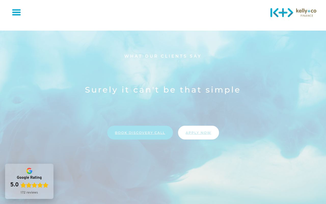 Kelly & Co Finance - Mortgage Brokers website preview