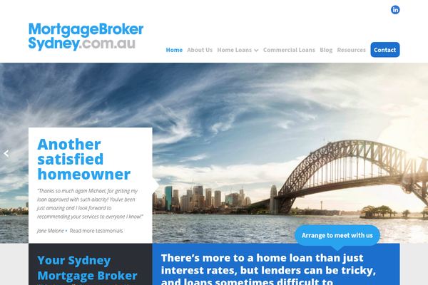 Mortgage Broker Sydney website preview