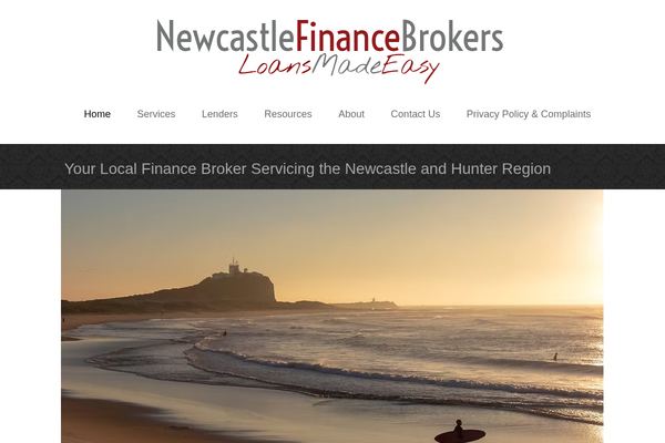 Newcastle Finance Brokers website preview