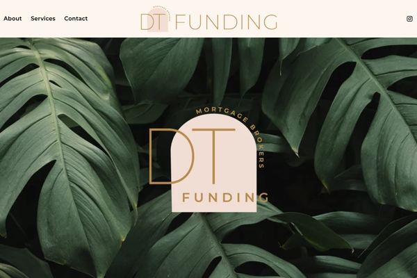 DT Funding website preview