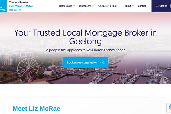 Loan Market Liz McRae website preview
