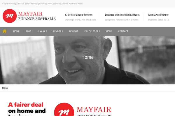 Mayfair Finance Australia website preview
