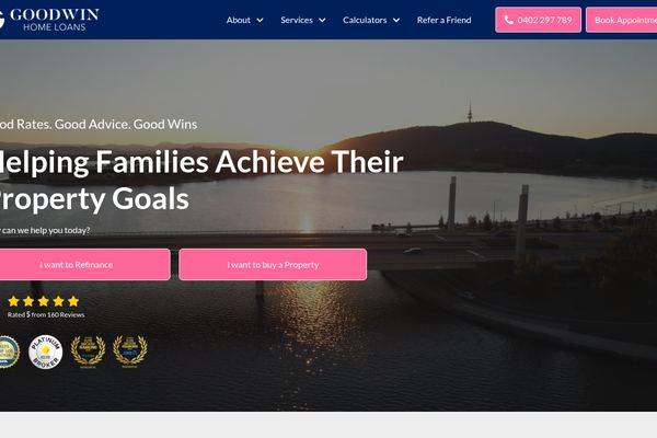 Goodwin Home Loans website preview