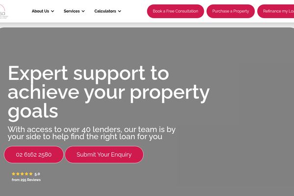 Casa Mortgage Services website preview