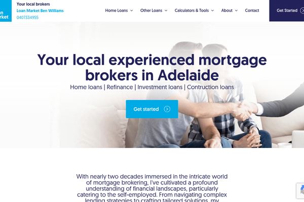 Loan Market Ben Williams website preview