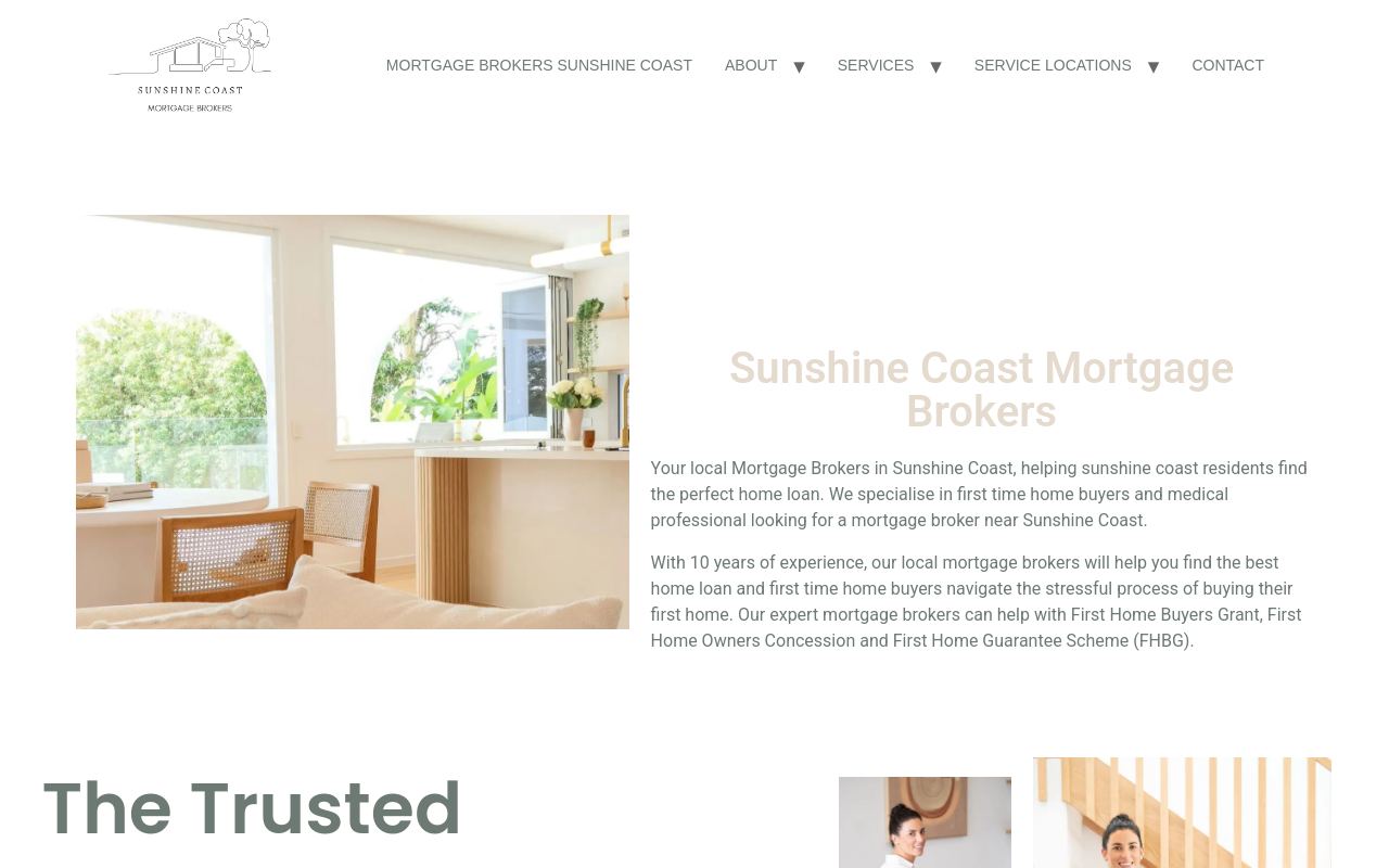 Mortgage Brokers Sunshine Coast website preview