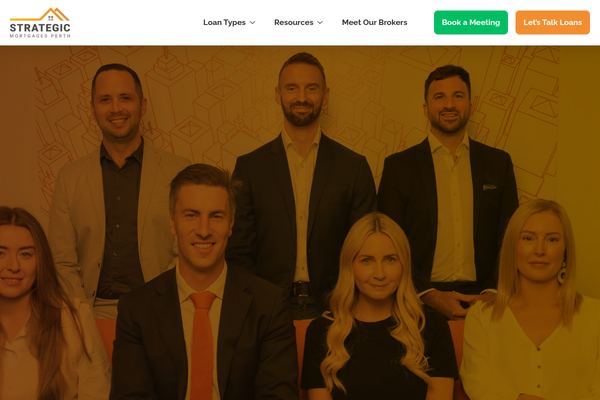 Strategic Mortgages Perth website preview