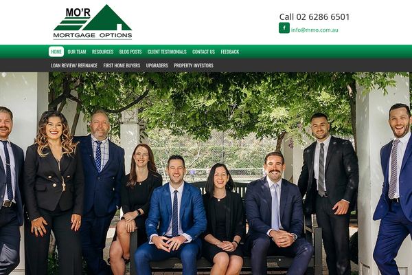 Mo'r Mortgage Options website preview