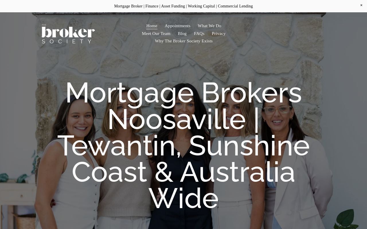 The Broker Society website preview