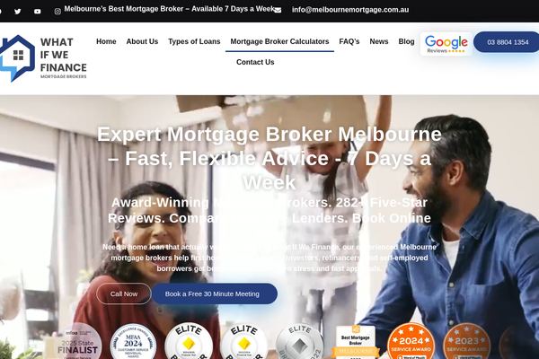 What If We Finance Mortgage Broker Melbourne website preview