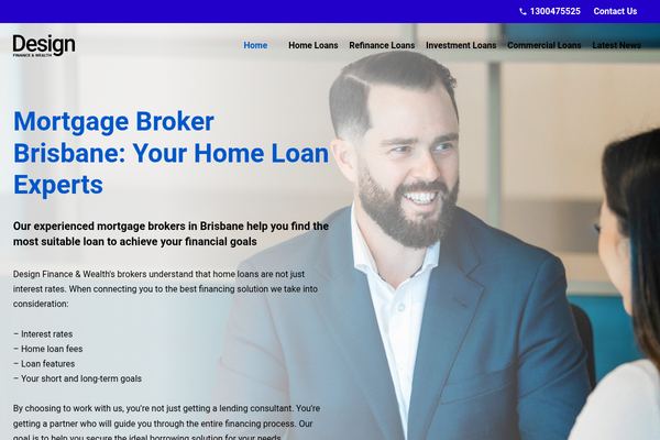 Mortgage Broker Brisbane website preview