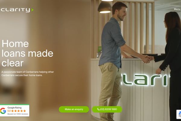 Clarity Home Loans | Mortgage Broker Canberra website preview
