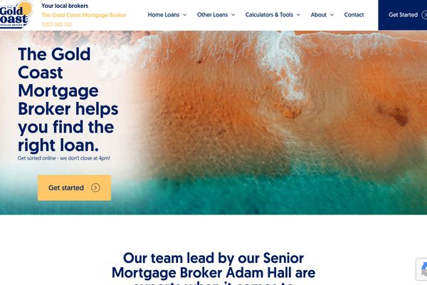 The Gold Coast Mortgage Broker website preview