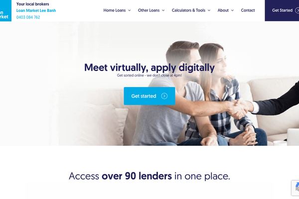 Loan Market Lee Banh website preview