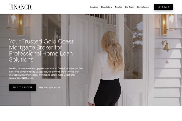 FINANCD website preview
