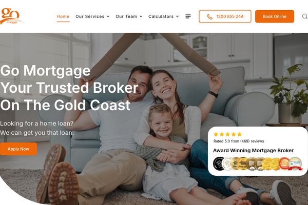 Go Mortgage - Mortgage Broker Gold Coast website preview