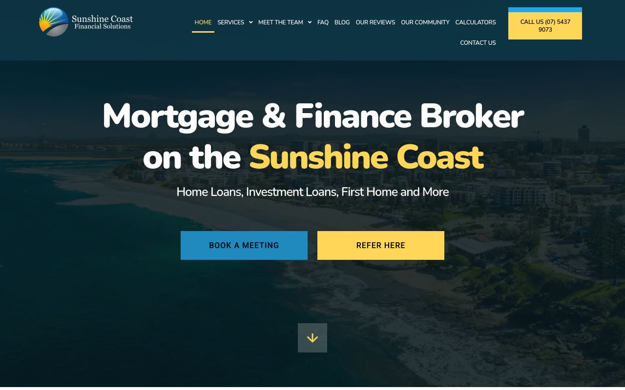 Sunshine Coast Financial Solutions - Mortgage Broker website preview