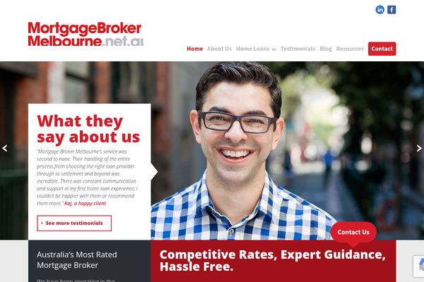 Mortgage Broker Melbourne website preview