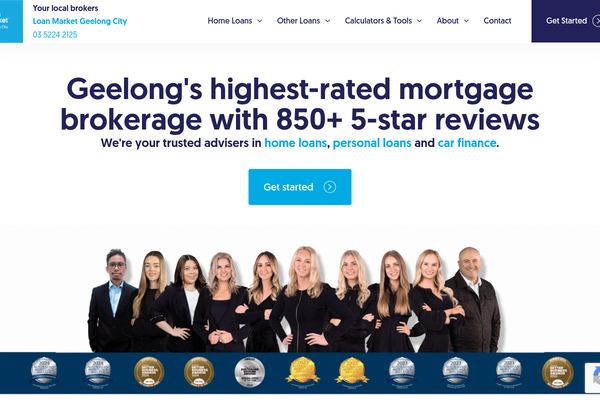 Loan Market Geelong City website preview