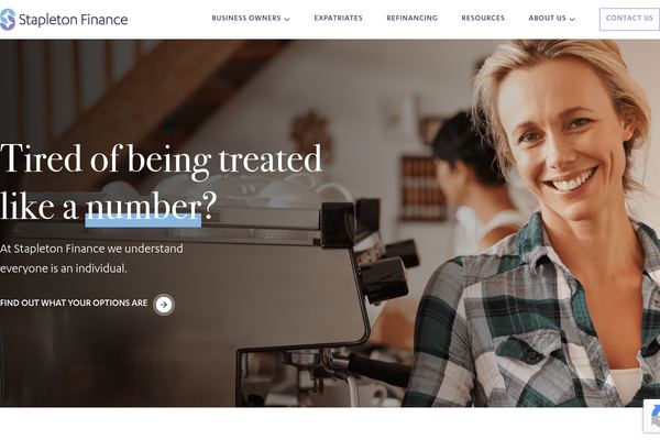 Stapleton Finance website preview