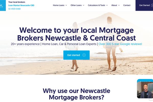 Loan Market Newcastle CBD website preview