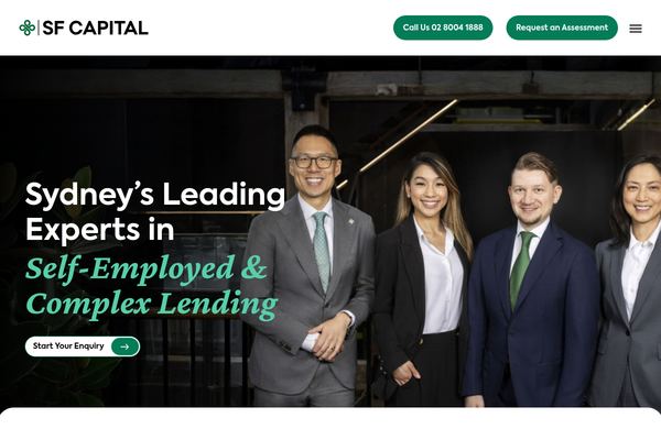 SF Capital website preview