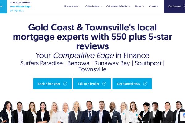 Loan Market Edge website preview