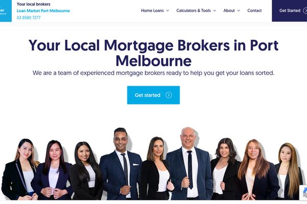 Loan Market Port Melbourne website preview