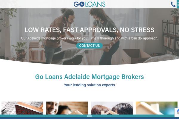 Go Loans website preview
