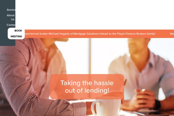 Playle Finance Brokers website preview