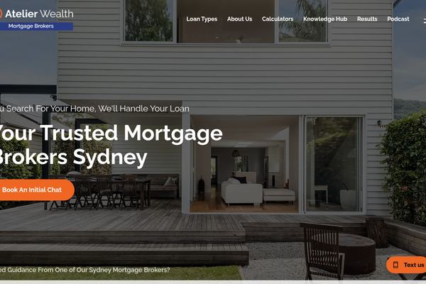 Atelier Wealth Mortgage Brokers website preview